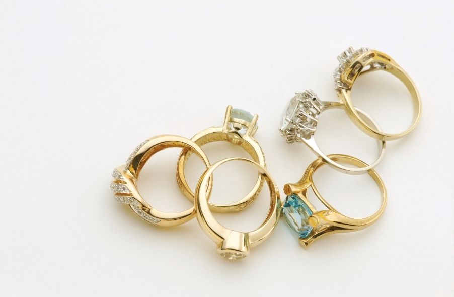14k and 18k gold rings
