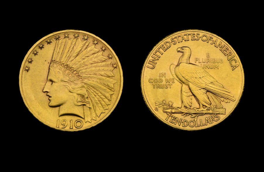us indian head gold coin