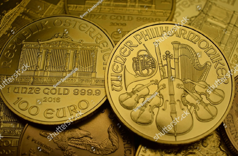 one ounce gold vienna philharmonic coin