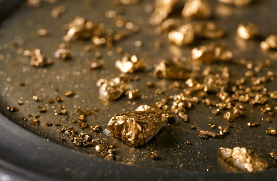 gold nugget from gold mining
